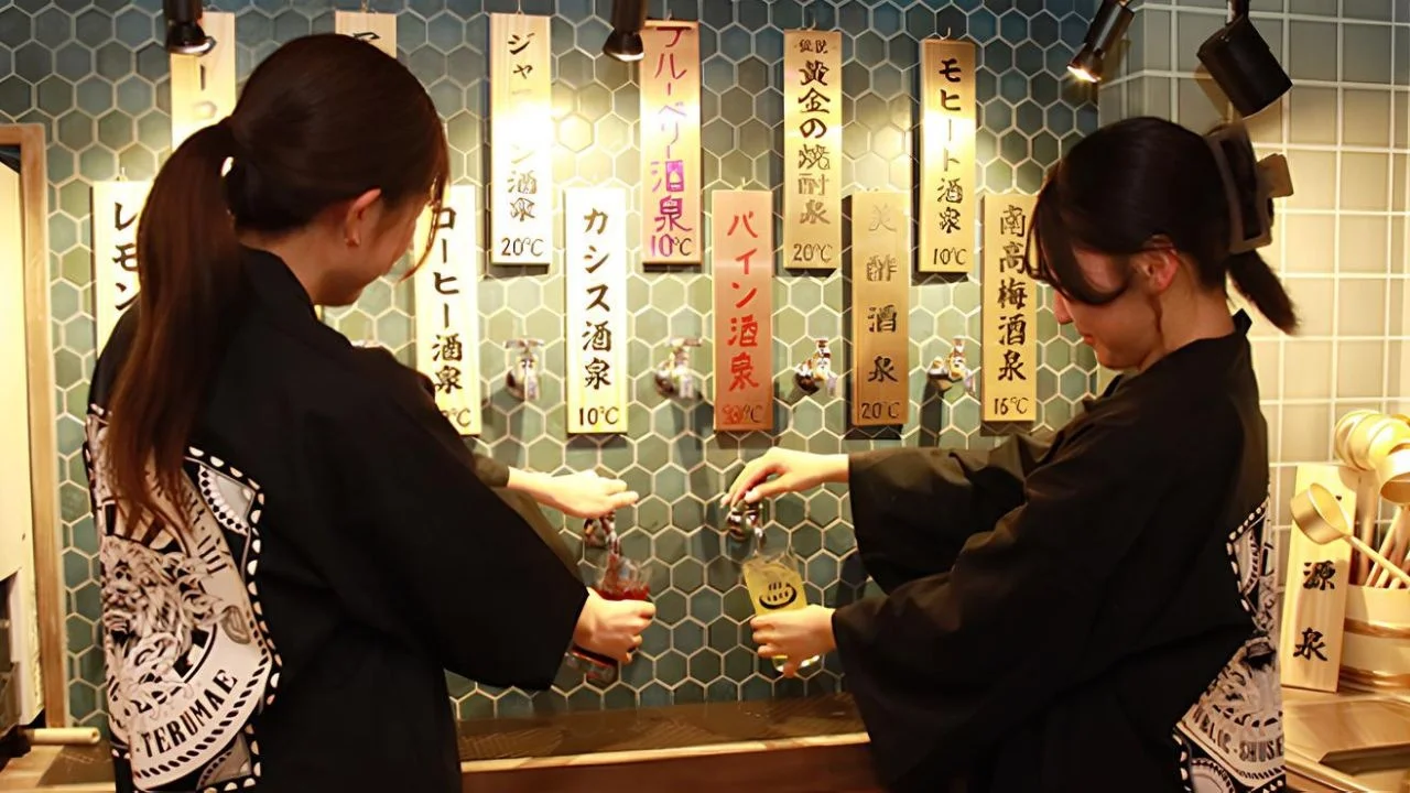 蛇口から飲み放題60分398円〜、フード35円〜と超リーズナブル! 昭和レトロな銭湯モチーフの荻窪駅前居酒屋をチェック