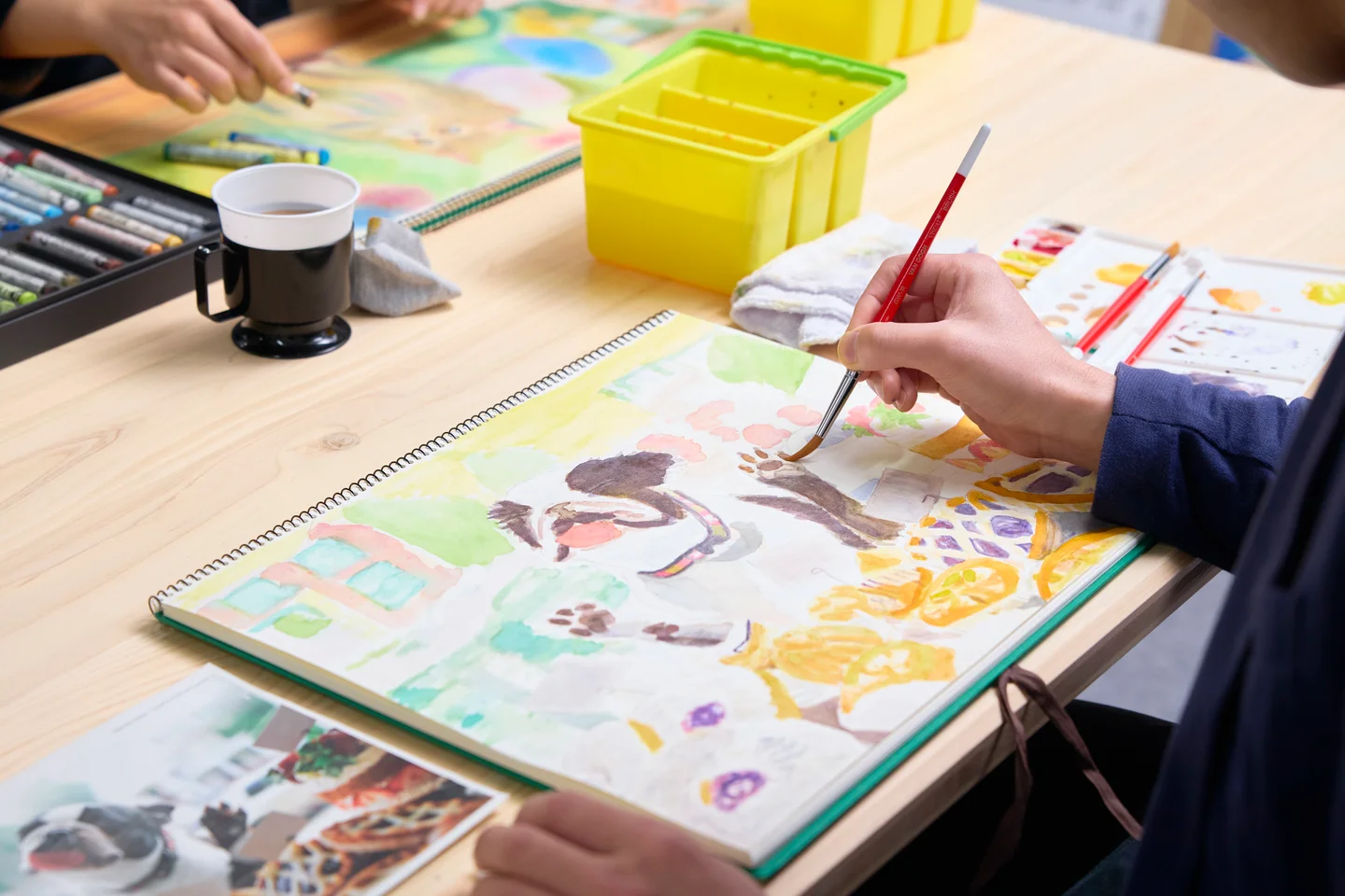 仕事帰りや週末に気軽にアート♡ 手ぶら◎好きな時間で選べる絵画教室なら続けられるかも（from国分寺）